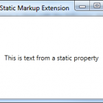 Creating a Silverlight 5 Static Markup Extension