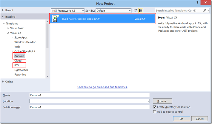 Visual Studio 2015 Project Templates 