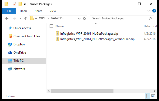 nuget packages location